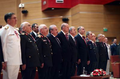Millî Savunma Bakanı Hulusi Akar, Cumhurbaşkanımız Sn. Erdoğan’ın Teşrifleriyle Gerçekleşen Millî Savunma Üniversitesi Komuta Kurmay Eğitimi ve Karargâh Subaylığı Eğitimi Mezuniyet Töreni’nde Konuştu