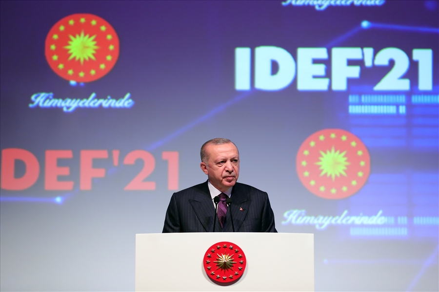 Cumhurbaşkanımız Sayın Recep Tayyip Erdoğan IDEF’21 Fuarı’nın Açılışını Gerçekleştirdi