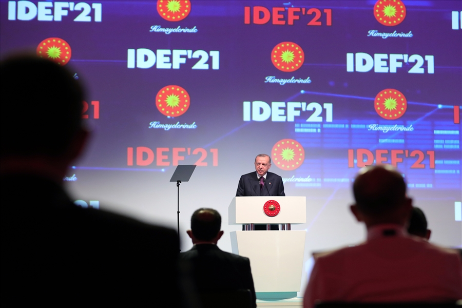 Cumhurbaşkanımız Sayın Recep Tayyip Erdoğan IDEF’21 Fuarı’nın Açılışını Gerçekleştirdi