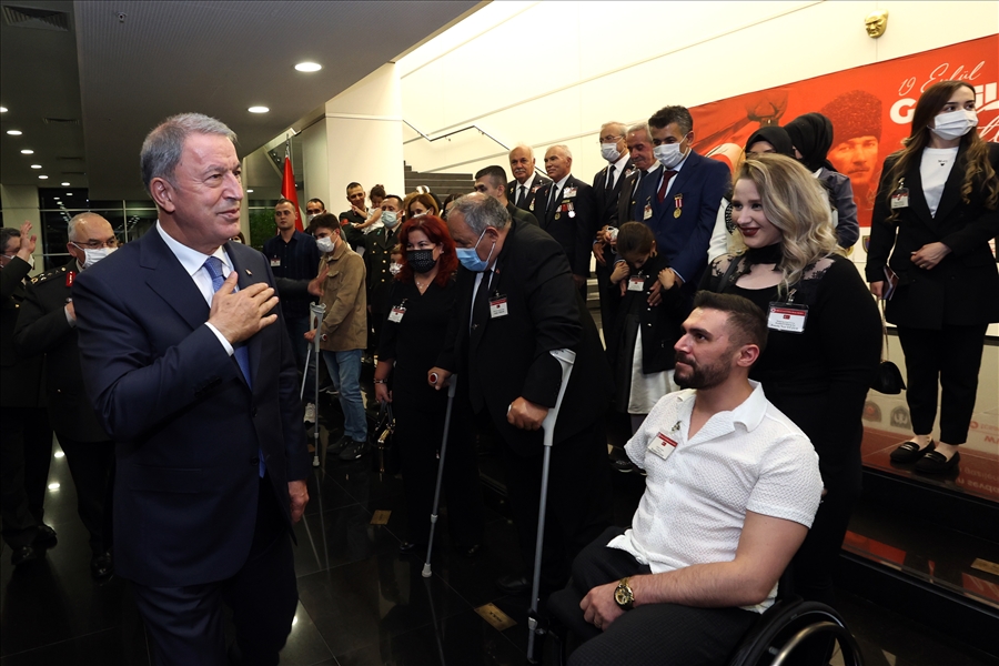 Gaziler Günü Dolayısıyla Millî Savunma Bakanlığında Tören Düzenlendi