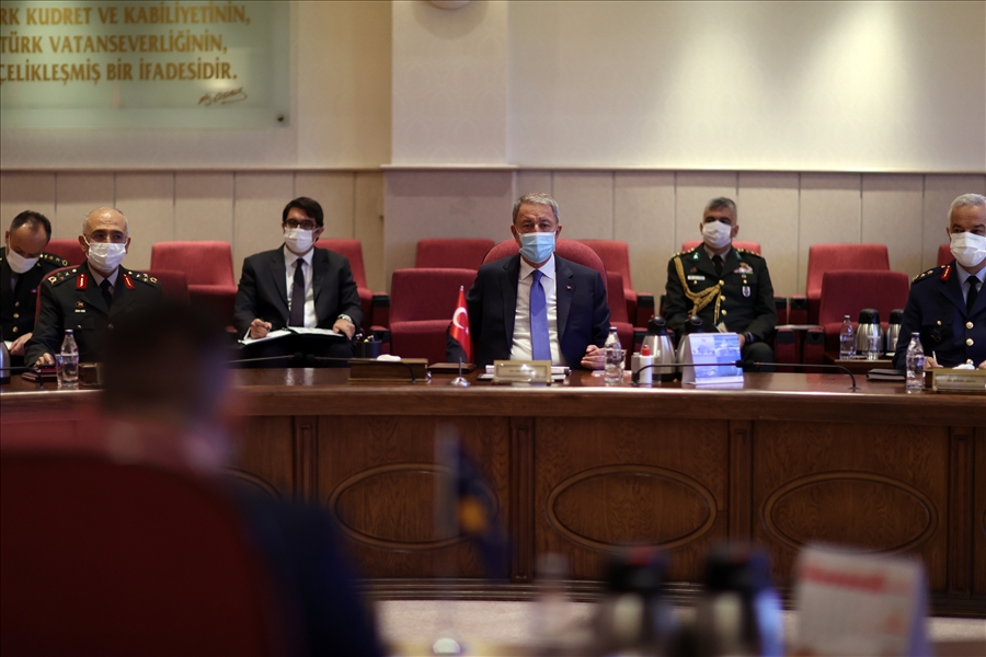 Millî Savunma Bakanı Hulusi Akar, Kosova Savunma Bakanı Armend Mehaj ile Görüştü