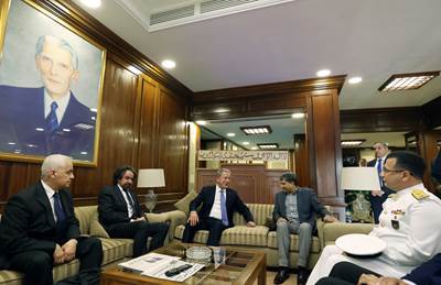 Millî Savunma Bakanı Hulusi Akar, MİLGEM'in Denize İndirilme Töreni İçin Pakistan’a Gitti