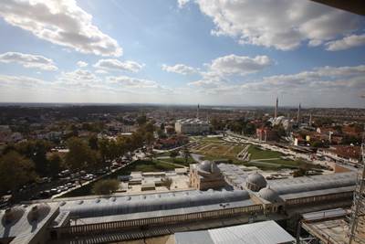 Millî Savunma Bakanı Hulusi Akar, Restore Edilen Selimiye Camii’nde İncelemelerde Bulundu