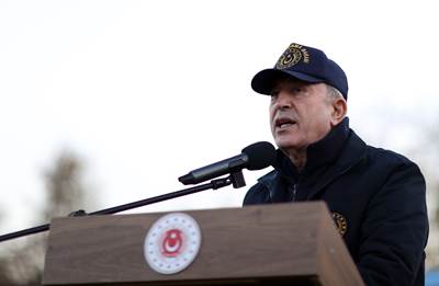 Millî Savunma Bakanı Hulusi Akar, Cumhurbaşkanımız Sn. Erdoğan Adına 3’üncü Topçu Alay Komutanlığına Sancak Tevdi Etti
