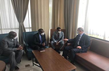 Kongo Demokratik Cumhuriyeti Savunma Bakanı Emekli Tümgeneral Gilbert Kabanda Kurhenga ile Görüştü