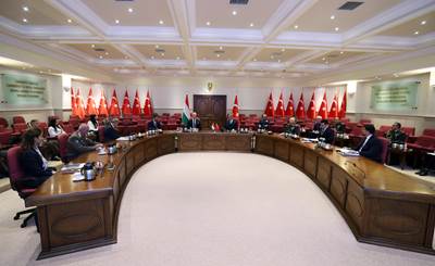 Millî Savunma Bakanı Hulusi Akar ve Macaristan Savunma Bakanı Kristóf Szalay-Bobrovniczky Bir Araya Geldi