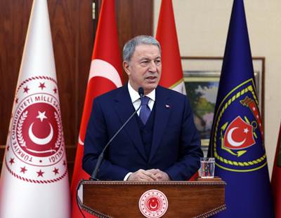 Millî Savunma Bakanı Hulusi Akar, Gazete ve Televizyonların Ankara Temsilcilerine 2022 Yılında Yapılan Faaliyetleri Anlattı 
