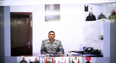  Millî Savunma Bakanı Hulusi Akar ve Komutanlar, Zap’a 10 Km Mesafedeki Taktik Komuta Yeri’nden Pençe-Kilit Operasyonu’nu Takip Etti