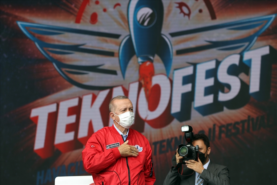 Millî Savunma Bakanı Hulusi Akar ve TSK Komuta Kademesi TEKNOFEST’e Katıldı