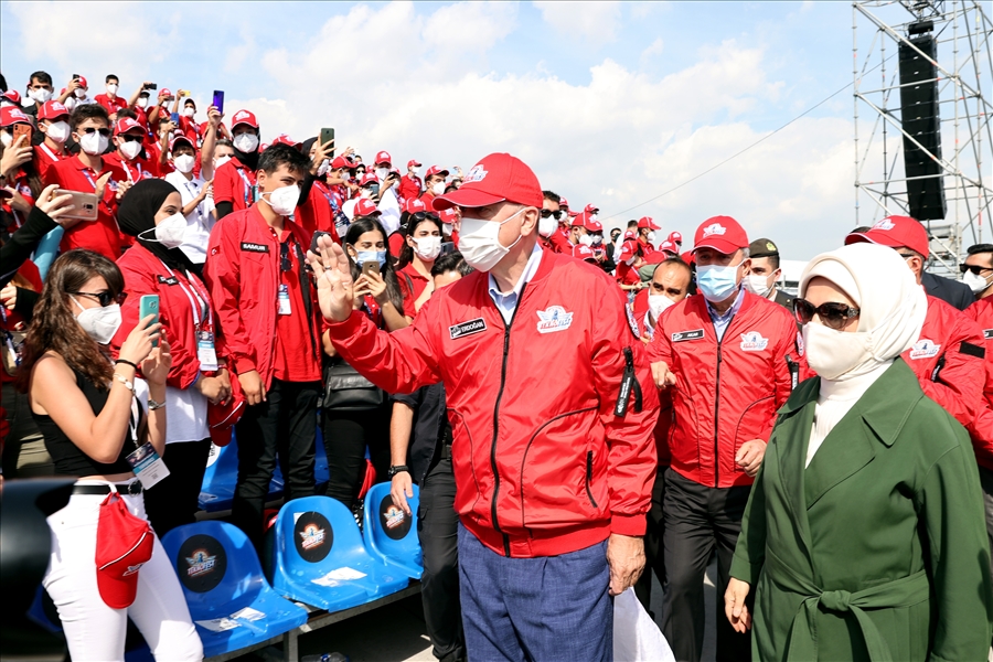 Millî Savunma Bakanı Hulusi Akar ve TSK Komuta Kademesi TEKNOFEST’e Katıldı