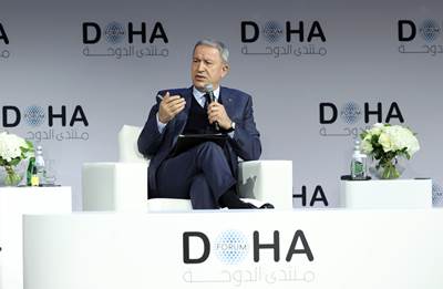 Millî Savunma Bakanı Akar, Doha 2022 Forum'da Konuştu
