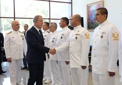 Millî Savunma Bakanı Hulusi Akar, Tahıl Ürünlerinin Emniyetli Sevki için Oluşturulan Müşterek Koordinasyon Merkezini Açtı