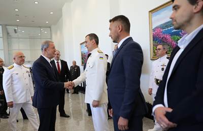 Millî Savunma Bakanı Hulusi Akar, Tahıl Ürünlerinin Emniyetli Sevki için Oluşturulan Müşterek Koordinasyon Merkezini Açtı