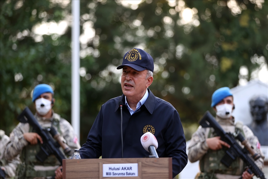 Millî Savunma Bakanı Hulusi Akar Beraberinde TSK Komuta Kademesi ile Yunanistan Sınırına Gitti