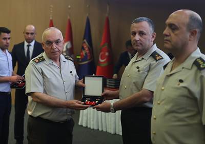 Üst Rütbeye Terfi Eden Personel İçin Millî Savunma Bakanlığında Tören Düzenlendi