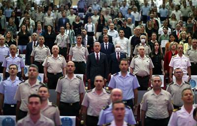 Üst Rütbeye Terfi Eden Personel İçin Millî Savunma Bakanlığında Tören Düzenlendi
