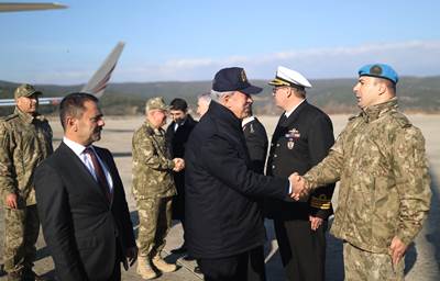 Millî Savunma Bakanı Hulusi Akar ve Beraberindeki TSK Komuta Kademesinden Gökçeada’ya Ziyaret