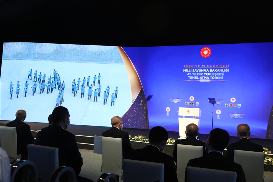 Cumhurbaşkanımızın Teşrifleriyle Millî Savunma Bakanlığı Ay Yıldız Yerleşkesinin Temel Atma Töreni Gerçekleştirildi