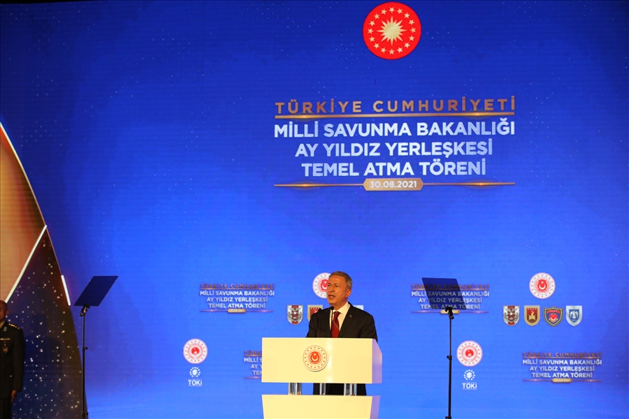 Cumhurbaşkanımızın Teşrifleriyle Millî Savunma Bakanlığı Ay Yıldız Yerleşkesinin Temel Atma Töreni Gerçekleştirildi