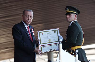 Cumhurbaşkanı Erdoğan, MSÜ Kara Harp Okulu Diploma Alma ve Sancak Devir Teslim Töreni'nde Konuştu