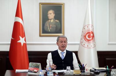 Millî Savunma Bakanı Hulusi Akar Başkanlığında Video Telekonferans Toplantısı Yapıldı
