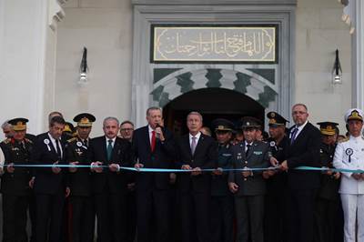Cumhurbaşkanımız Sayın Recep Tayyip Erdoğan, Deniz Harp Okulu Camisi’nin Açılışını Gerçekleştirdi