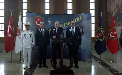 Cumhurbaşkanımız Sayın Erdoğan, Deniz ve Hava Harp Okulu Diploma Alma ve Sancak Devir Teslim Töreni'nde Konuştu