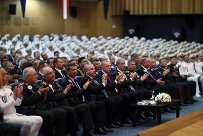 Cumhurbaşkanımız Sayın Erdoğan, Deniz ve Hava Harp Okulu Diploma Alma ve Sancak Devir Teslim Töreni'nde Konuştu