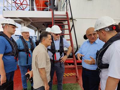 Odessa'dan Yola Çıkan Tahıl Yüklü RAZONİ İsimli Gemi Müşterek Denetleme Timi Tarafından Denetlendi