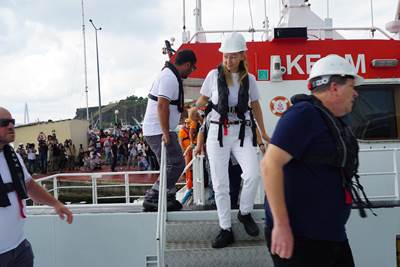 Odessa'dan Yola Çıkan Tahıl Yüklü RAZONİ İsimli Gemi Müşterek Denetleme Timi Tarafından Denetlendi