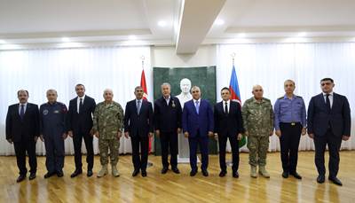 Millî Savunma Bakanı Hulusi Akar’a Azerbaycan’da Madalya Tevcih Edildi