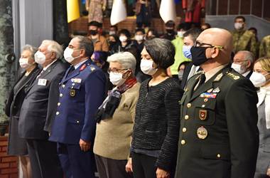 Türkiye Şehitlerini Anıyor Etkinliği Kapsamında Birinci Dünya Savaşı Şehitleri Binbaşı Ali Faik Bey ve Teğmen Fevzi Efendi Kardeşler ile Kore Savaşı Şehidi P.Kd.Bçvş Abdi Özkan Anıldı
