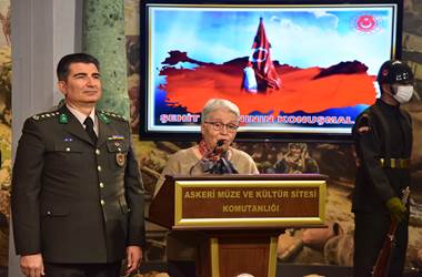 Türkiye Şehitlerini Anıyor Etkinliği Kapsamında Birinci Dünya Savaşı Şehitleri Binbaşı Ali Faik Bey ve Teğmen Fevzi Efendi Kardeşler ile Kore Savaşı Şehidi P.Kd.Bçvş Abdi Özkan Anıldı