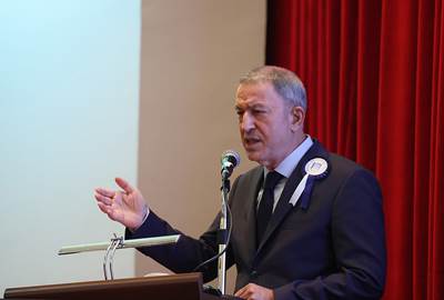 Millî Savunma Bakanı Hulusi Akar ve Beraberindeki TSK Komuta Kademesi Hava Harp Okulu Yeni Eğitim Öğretim Yılının Açılış Törenine Katıldı
