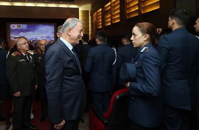 Millî Savunma Bakanı Hulusi Akar ve Beraberindeki TSK Komuta Kademesi Hava Harp Okulu Yeni Eğitim Öğretim Yılının Açılış Törenine Katıldı