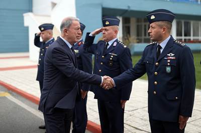 Millî Savunma Bakanı Hulusi Akar ve Beraberindeki TSK Komuta Kademesi Hava Harp Okulu Yeni Eğitim Öğretim Yılının Açılış Törenine Katıldı