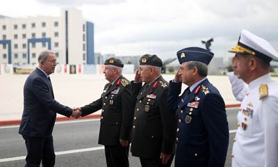 Millî Savunma Bakanı Hulusi Akar ve Beraberindeki TSK Komuta Kademesi Hava Harp Okulu Yeni Eğitim Öğretim Yılının Açılış Törenine Katıldı