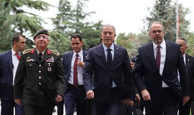 Millî Savunma Bakanı Hulusi Akar ve Beraberindeki TSK Komuta Kademesi Hava Harp Okulu Yeni Eğitim Öğretim Yılının Açılış Törenine Katıldı