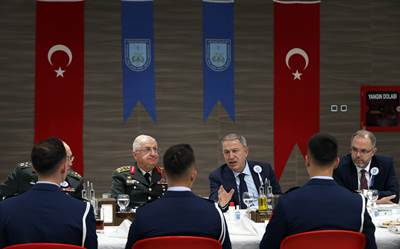 Millî Savunma Bakanı Hulusi Akar ve Beraberindeki TSK Komuta Kademesi Hava Harp Okulu Yeni Eğitim Öğretim Yılının Açılış Törenine Katıldı