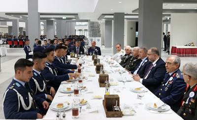 Millî Savunma Bakanı Hulusi Akar ve Beraberindeki TSK Komuta Kademesi Hava Harp Okulu Yeni Eğitim Öğretim Yılının Açılış Törenine Katıldı