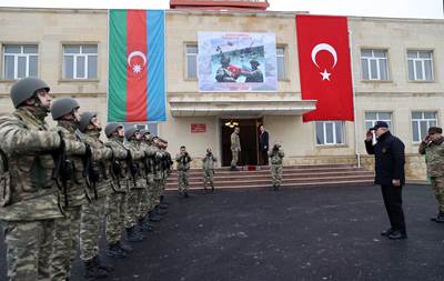 Millî Savunma Bakanı Hulusi Akar ve Azerbaycan Savunma Bakanı Org. Zakir Hasanov, “Kardeş Yumruğu” Tatbikatı’nın Seçkin Gözlemci Günü’ne Katıldı