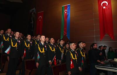 Millî Savunma Bakanı Hulusi Akar ve Azerbaycan Cumhurbaşkanı Yardımcısı Hikmet Haciyev, Azerbaycan Zafer Günü Dolayısıyla Düzenlenen Resepsiyona Katıldı