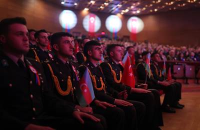 Millî Savunma Bakanı Hulusi Akar ve Azerbaycan Cumhurbaşkanı Yardımcısı Hikmet Haciyev, Azerbaycan Zafer Günü Dolayısıyla Düzenlenen Resepsiyona Katıldı
