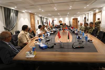 Libya Görev Grup Komutanlığında Görev Yapan Personelimize Şerit Rozet Takdim Edildi