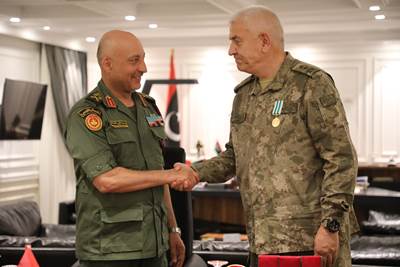 Libya Görev Grup Komutanlığında Görev Yapan Personelimize Şerit Rozet Takdim Edildi