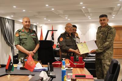 Libya Görev Grup Komutanlığında Görev Yapan Personelimize Şerit Rozet Takdim Edildi