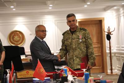 Libya Görev Grup Komutanlığında Görev Yapan Personelimize Şerit Rozet Takdim Edildi