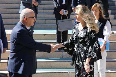 Millî Savunma Bakan Yardımcısı Yunus Emre Karaosmanoğlu, Ukrayna Dışişleri Bakan Yardımcısı Emine Dzheppar ile Bir Araya Geldi