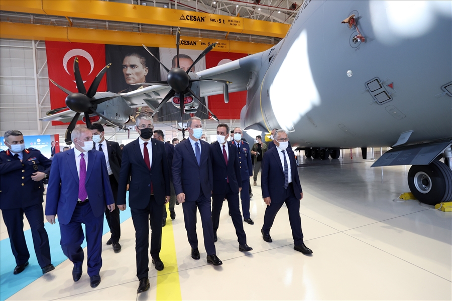 Millî Savunma Bakanı Hulusi Akar, Kayseri’deki A400M FASBAT Uçak Bakım Tesisleri'nin Açılışını Gerçekleştirdi