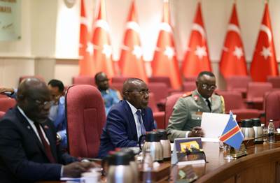 Millî Savunma Bakanı Hulusi Akar, Kongo Demokratik Cumhuriyeti Millî Savunma ve Eski Savaşçılar Bakanı Gilbert Kabanda Kurhenga ile Görüştü